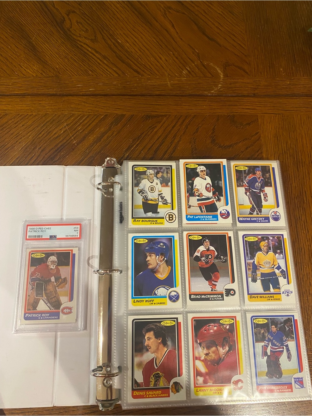 1986-87 OPC HOCKEY COMPLETE SET #1-264 - ROY PSA 7 CLARK RC’s NM-MT